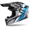 Airoh Aviator 3 Rainbow Grey Print -Doe het met Jersey. airoh aviator 3 rainbow grey print cross helmet helm casque kask casco 1 1