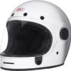 BELL Bullitt DLX Gloss White -Doe het met Jersey. bell bullitt dlx gloss white full face helmet helm casque kask casco 1 1