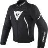 Dainese Avro D2 Tex Jacket Black/Black/White 2 Dainese Avro D2 Tex Jacket Black/Black/White -Doe het met Jersey. dainese avro d2 tex jacket blk wht motorcycle jacket motorradjacke blouson veste motorjas mont chaqueta 1 1
