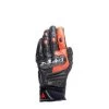 Dainese Carbon 4 Short Gloves Black-Fluo-Red