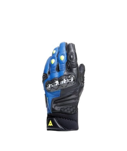 Dainese Carbon 4 Short Gloves Racing-Blue-Black-Fluo-Yellow 3 Dainese Carbon 4 Short Gloves Racing-Blue-Black-Fluo-Yellow
