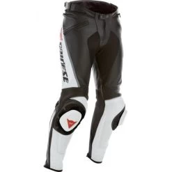 Dainese DELTA PRO C2 Leather Pants Black/White