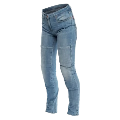 Dainese Denim Stone Slim Lady Tex Pants Light-Blue