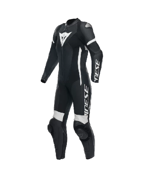 Dainese Grobnik Lady Leather 1PC Suit Perf. Schwarz/Schwarz/Weiss 3 Dainese Grobnik Lady Leather 1PC Suit Perf. Schwarz/Schwarz/Weiss