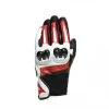 Dainese Mig 3 Unisex Leather Gloves Black/White/Lava-Red -Doe het met Jersey. dainese mig 3 unisex black white red motorcycle gloves handschuhe gants handschoenen eldivenleri guantes 1 1