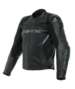 Dainese Racing 4 Leather Jacket Black-Black