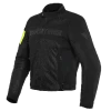 Dainese VR46 Grid Air Textieljack Schwarz/Fluo-Gelb