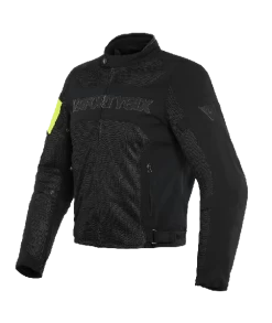 Dainese VR46 Grid Air Textieljack Schwarz/Fluo-Gelb
