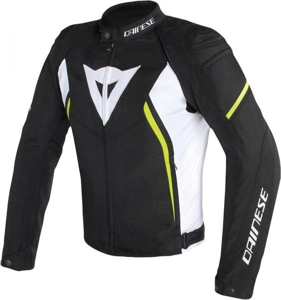 Dainese Avro D2 TEX Jacket BLACK/WHITE/YELLOW-FLUO 3 Dainese Avro D2 TEX Jacket BLACK/WHITE/YELLOW-FLUO