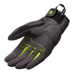 Revit Volcano Gloves Black-Neon Yellow - Long Gloves - Handschoenen