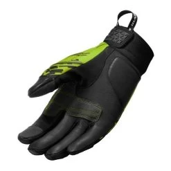 Revit Spectrum Gloves Black-Neon Yellow - Short Gloves - Handschoenen