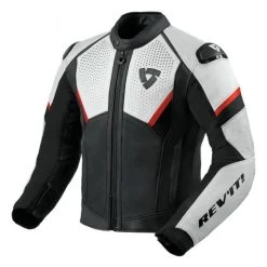 Revit Matador Jacket Black-Fluo Red