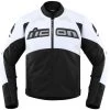 Icon Contra2 Leather Jacket Perf. White
