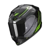 Scorpion EXO-1400 EVO CARBON AIR KYDRA Green 2 Scorpion EXO-1400 EVO CARBON AIR KYDRA Green -Doe het met Jersey. scorpion exo 1400 evo carbon air kydra black green full face helmet integralhelm casque integral kask casco integral 1 3