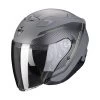 Scorpion EXO-230 Fenix Matt Cement Grey-Black -Doe het met Jersey. scorpion exo 230 fenix cement grey black open face helmet helm casque jet kask casco abierto 1 2