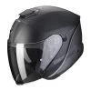 Scorpion EXO-S1 Essence Matt Black-Silver -Doe het met Jersey. scorpion exo s1 essence black silver open face helmet helm casque jet kask casco abierto 1 1
